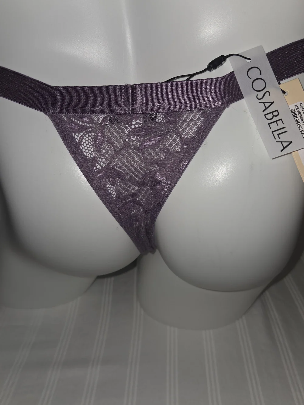 Cosabella Zaadi Purple Lace Men's Italian Thong